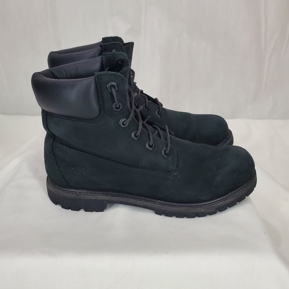 Timberland Boots Size 8.5M Black 6 inch Primaloft 200 Gram Leather Antifatigue - Picture 4 of 10